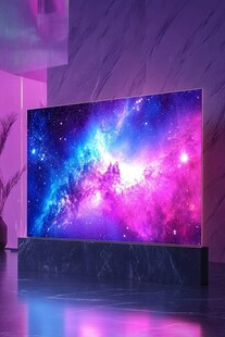 梦幻星空大屏电视展示