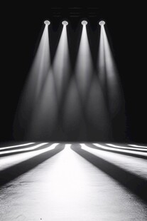 舞台聚光灯下的光影魅力