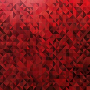 红色三角几何图案背景
