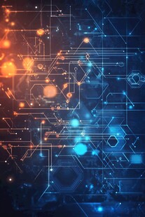 科技感十足的未来电路背景