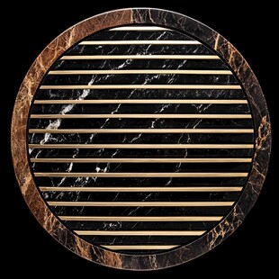 圆形大理石纹理装饰面板