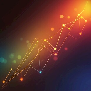 炫彩科技线条光影背景图