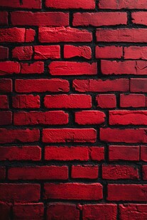 红色砖墙纹理背景图