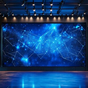 梦幻星空大屏展示场景