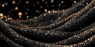 黑色金粉闪烁的动感背景