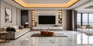 现代简约风豪华客厅空间