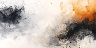 水墨烟雾抽象艺术背景图