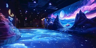 梦幻星空主题室内场景