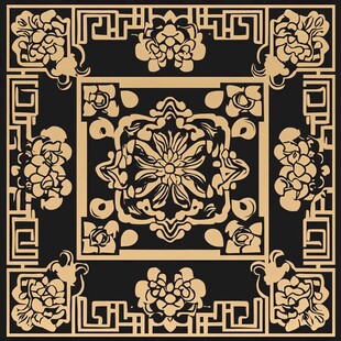 中式传统花纹图案设计
