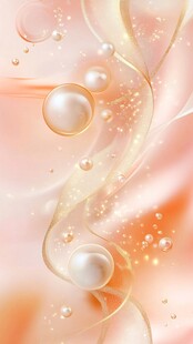 梦幻珍珠流体背景图