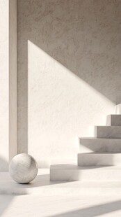 简约室内空间与几何元素