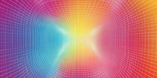 炫彩放射线条几何背景图