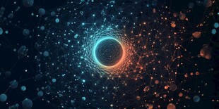 科技感抽象宇宙能量漩涡
