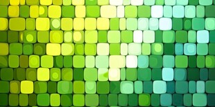 清新绿调方块马赛克背景