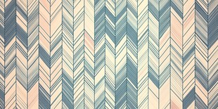 几何人字纹复古风图案