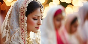 印度新娘的优雅瞬间