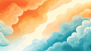 梦幻彩云绘就天空美景