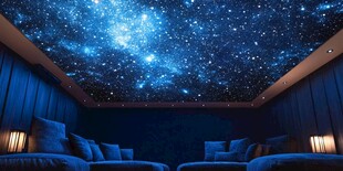 梦幻星空主题室内休憩空间