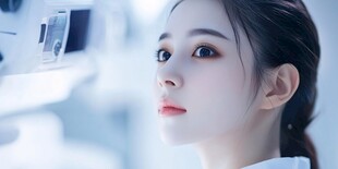 实验室里的美丽科研女性