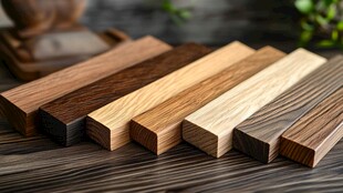 多样实木条 尽显木材质感