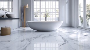 现代简约风大理石浴室空间