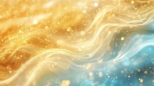 梦幻金蓝流光波纹背景图