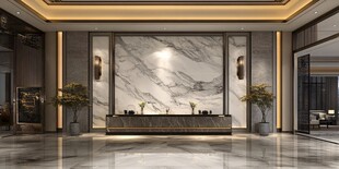 现代大气大理石玄关设计