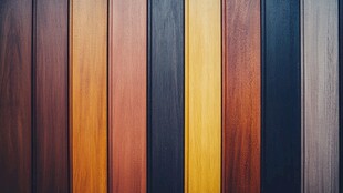 多彩木纹板材纹理展示