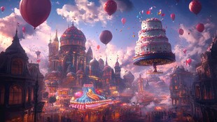 梦幻气球之城的奇妙庆典