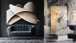 现代奢华风客厅装饰摆件