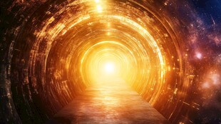 梦幻科技隧道通向光明