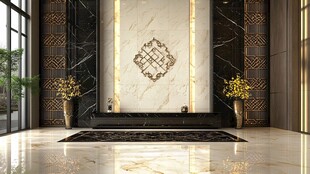 奢华大气的现代室内大堂空间