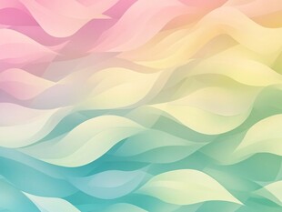 梦幻渐变波浪背景图案