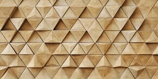 几何三角拼接立体墙面