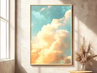 梦幻天空挂画 营造温馨氛围