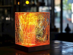 创意光纤立方体氛围台灯