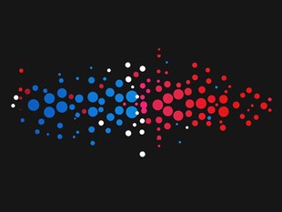 动感波点图案设计元素