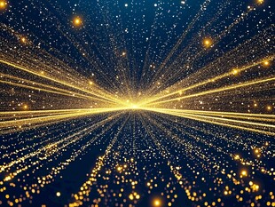 金色星芒宇宙动感背景图