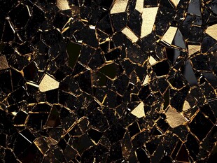 黑金碎裂纹理图案