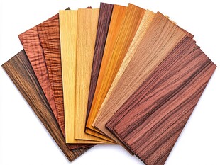 多样木材样本展示