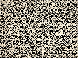 黑白抽象花纹图案背景