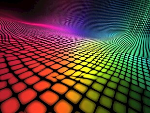 炫彩几何网格抽象背景图