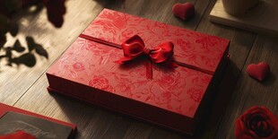 浪漫红礼盒 爱意满满