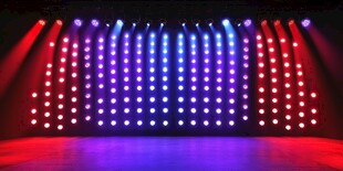 炫彩舞台灯光背景展示