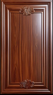 复古雕花实木柜门设计