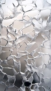 破碎玻璃纹理特写
