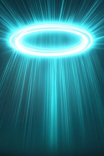 蓝光光环特效背景图