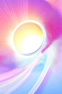 梦幻炫彩光晕抽象背景图