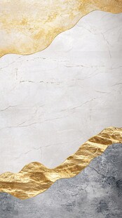 金白灰大理石纹理背景图