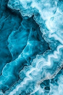 蓝晶纹理 梦幻般的自然之美